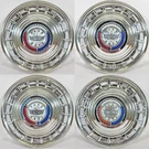 1963 Ford Galaxie 500 14" Original Hubcaps Wheel Covers Used SET/4 C3AZ-1130-U. Fixed Price $109.99.
