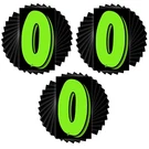 Versa-tags 36 Number Zero (0) 7.5-INCH Green And Black Windshield Pricing Num.... Fixed Price $21.11.
