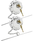Qaggum 2 Pcs Gas Cap 3 Locking Fuel Fit For Volvo & Vnl Heavy Duty Tr.... Fixed Price $76.47.