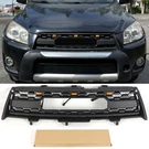 Black Front Grille Fits For Toyota RAV4 2009 2010 2011 2012 Upper W/led. Fixed Price $179.00.