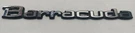 70S Plymouth Barracuda Emblem Script Oem Mopar 3506416. Fixed Price $24.98.