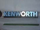 - New Genuine Chrome Kenworth Truck 14" Wordmark Emblem Name Plate Metal Logo. Fixed Price $289.95.