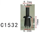 20PCS Fit Bmw Body Chassis Trim Clip 51467002606 By AUTOBAHN88. Fixed Price $10.99.