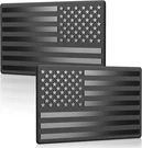 2 Pack Car American Flag Sticker, Black 3D Us Decal For Vehicles,. Fixed Price $13.06.