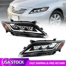 Pair Led Headlights Assembly For 6TH Gen Toyota Camry XV40 2010-2011 W/animation. Fixed Price $329.00.