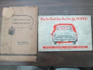 Original Dodge Chrysler 1950 D41 & D42 Model Owners Manual Envelope. Fixed Price $29.94.
