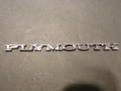 1970 Plymouth Barracuda Duster Road Runner Emblem Oem 28591 Adhesive Back 1/2". Fixed Price $29.97.