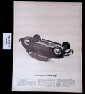 1965 Volkswagen Will We Ever Kill The Bug? Make It Work Better Print Ad 56085. Fixed Price $9.97.