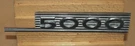 Gmc 5000 Pickup Truck Side Emblem Metal Letters Badge 9" Oem Part #23918 65. Fixed Price $18.25.