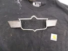 Nos 1949 Desoto Deluxe Custom S13 Mopar Hood Front Medallion Bezel. Fixed Price $235.00.