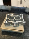 Nos 1964-1968 Mustang Small Block 2V Carburetor Spacer C4AE-9A589-D. Fixed Price $95.00.