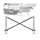 X-brace Stabilizer Rear Cross Stand Mounting Bracket Compatible With Rv Trave.... Fixed Price $156.28.