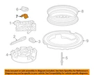 Gm Oem 17-24 Acadia Rear Body Floor Jack Components-washer 15226713. Fixed Price $28.67.