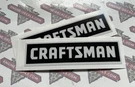 Craftsman Light Grey And Black Tool Decals Box 4 Set 2. Fixed Price $12.90.