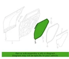 18-23 Hyundai Kona Right Rear Door Weatherstrip Seal 83140-J9000 Oem. Fixed Price $62.00.
