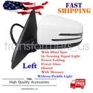 Fits Mercedes GLA250 GLA45 13-20 White Left Driver Side Mirror With Blind Spot. Fixed Price $75.99.