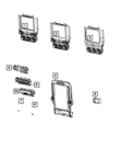 Genuine Mopar 2019-2023 Ram 1500 Front Instrument Panel Switch 68309258AB. Fixed Price $26.09.