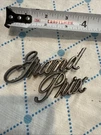 Oem 1970 1971 1972 Pontiac Grand Prix Gm Script Emblem 9835450. Fixed Price $29.50.