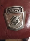 Rare Nice 1950'S Ford Truck Hood Emblem Lightning Bolt &gear NO.2 OEM-BAAA-16637. Fixed Price $49.99.