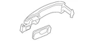 Genuine Volkswagen Handle Outside 3C0-837-205-E-GRU. Fixed Price $175.25.