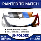 New Painted To Match 2010-2011 Mazda 3 2.5L Unfolded Front Bumper. Fixed Price $254.99.