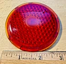Red Glass Truck Trailer Do-ray Tiger- Ey Hex-flex Marker Mack White Coe Lens. Fixed Price $10.00.