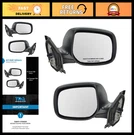 Trq Manual Side Mirror Set Black For 2007-2011 Toyota Yaris Hatchback. Fixed Price $126.99.