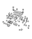 Genuine Mopar B-pillar Reinforcement Left 68203070AC. Fixed Price $83.42.