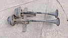 1939 1940 Ford Electric Horns Original Pair Trumpet. Fixed Price $235.00.