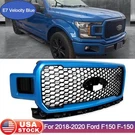 2018-20 Ford F-150 Velocity Blue Honeycomb Front Grille Assembly JL3Z8200SF. Fixed Price $159.99.
