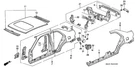 Honda Panel Rr Model Number # 66100-SR1-A00ZZ. Fixed Price $221.99.