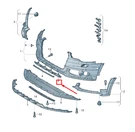 New Audi A6 Allroad Front Bumper Lower Grille 4G0807683A No Duty To. Fixed Price $65.43.