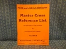1980-81 Ford Lincoln Mercury Master Cross Reference List Manual Including Truck. Fixed Price $16.99.