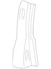 Genuine Ford Body B-pillar Reinforcement F57Z-9824387-A. Fixed Price $17.24.