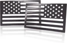 American Flag Magnet Decal, 2 Pack 6.1 X 3.7 Inch Usa Stickers Black. Fixed Price $14.41.