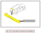 Rear Spoiler Oem 18-22 Toyota C-hr. Fixed Price $100.00.