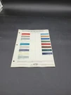 1960 Dupont General Motors Buick Pontiac Corvette Olds Paint Chip Swatch Sheet. Fixed Price $11.70.