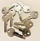 (9) Old School Blanks Ilco 01098 (B11) Plus Bonus Keys Low $3.00 Ship!!!. Fixed Price $17.90.