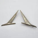 Oem 1961 Ford Falcon Futura Deluxe Gold Bird Emblems Pair C1DB-16229(8)-B. Fixed Price $42.99.