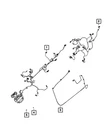 Genuine Mopar Front Door Wiring Left 68150503AC. Fixed Price $186.61.