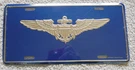 Navy Flight Pilot License Plate Made In Usa Mitchell Proffitt-new Wrap. Fixed Price $25.00.
