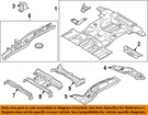 Ford Oem 07-15 Edge,mkx Rear Body Rails-floor Extn DT4Z7811253A. Fixed Price $40.19.