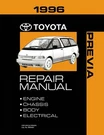 1996 Toyota Previa Shop Service Repair Manual Book Engine Drivetrain Oem. Fixed Price $89.99.