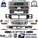 New Bumper Chrome + Grille & Headlights Kit 1992-1996 Ford F-series/bronco. Fixed Price $743.72.