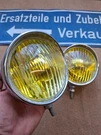 Rare Hella Yellow Hooded Chrome Fog Light Lamp Porsche 356 911 Mb Vw Bug Bus. Fixed Price $1950.00.