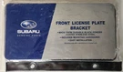 Front License Plate Bracket Subaru Oem SOA342L120 Stainless Steel Black C3. Fixed Price $39.99.