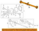 Gm Oem 13-19 Ats Rear Suspension Axle Differential-drive Shaft 23279085. Fixed Price $886.40.