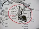 1952 1953 1954 Ford Mercury Nice Original Used Left Hood Hing Fomoco. Fixed Price $349.00.