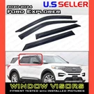 2020 2026 Ford Explorer / Window Visors Deflector Vent Shade Rain Guard. Fixed Price $42.98.