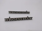 (2) Vintage Ford Mercury Brougham Emblems Decals D3AB-6550400-AA CE127. Fixed Price $9.49.